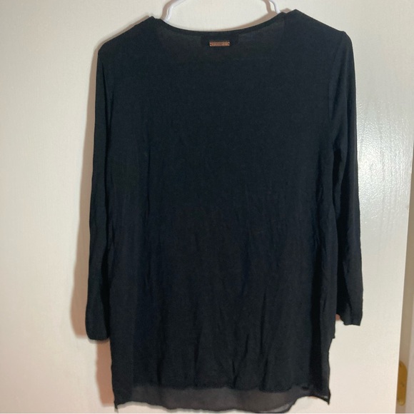 Michael Kors black layered top small - Picture 4 of 5